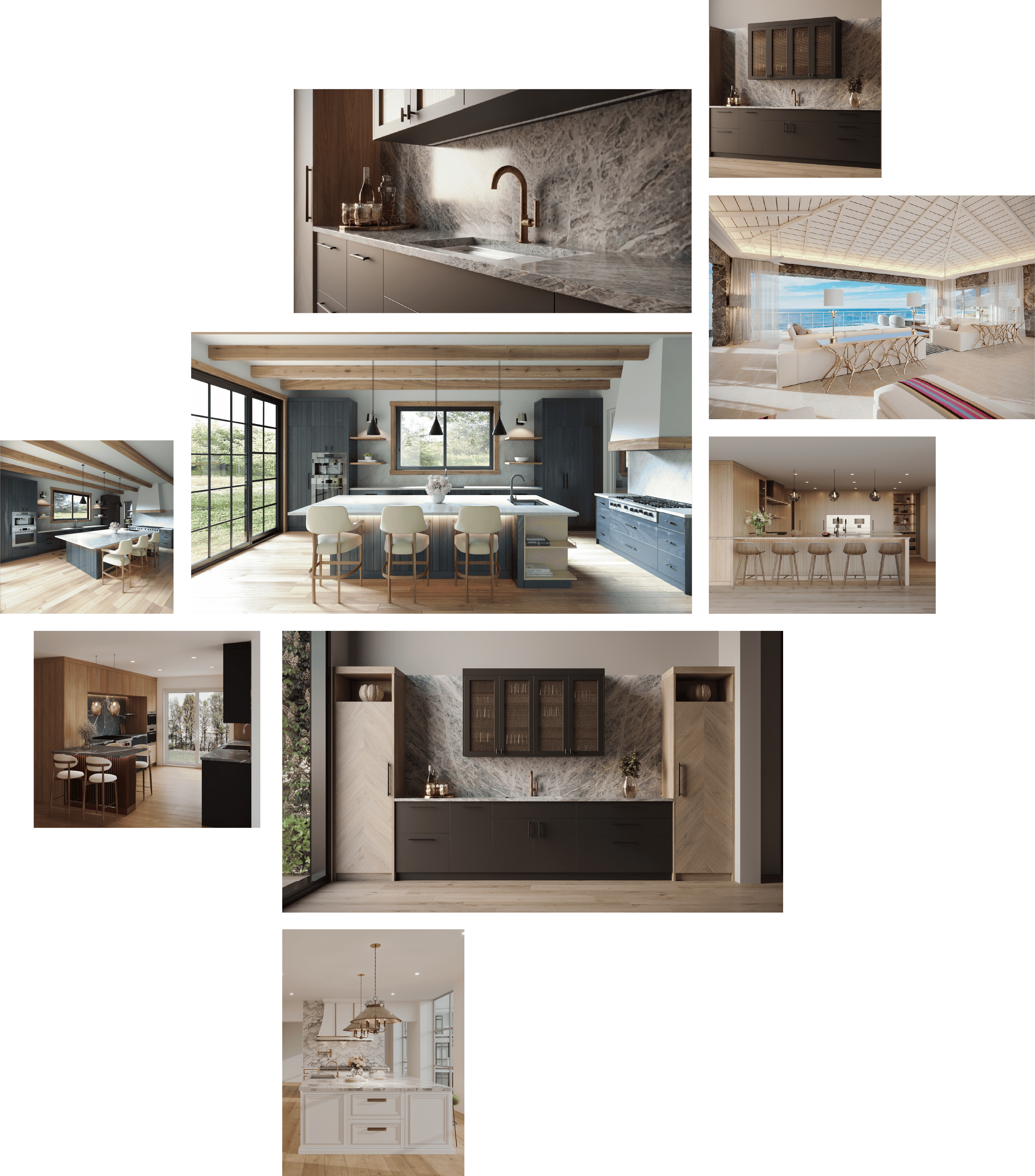 Couer Final 3d Interior Renders Collage