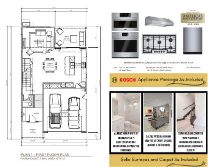 Floor plan and material information provided by haven Development